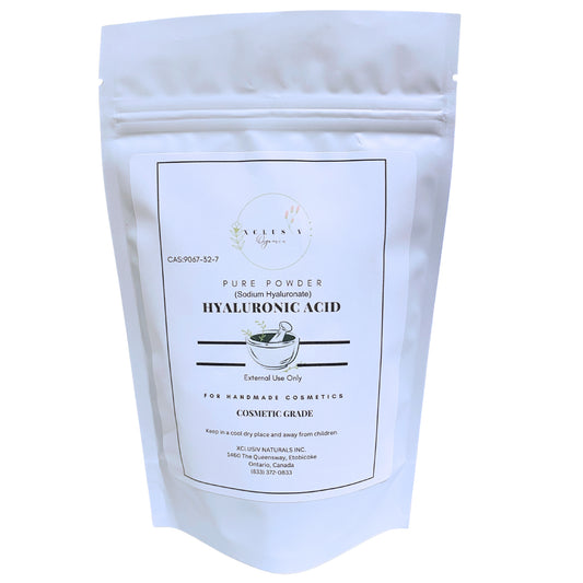 Xclusiv Organics Pure Hyaluronic Acid Powder Sodium Hyaluronate HMW